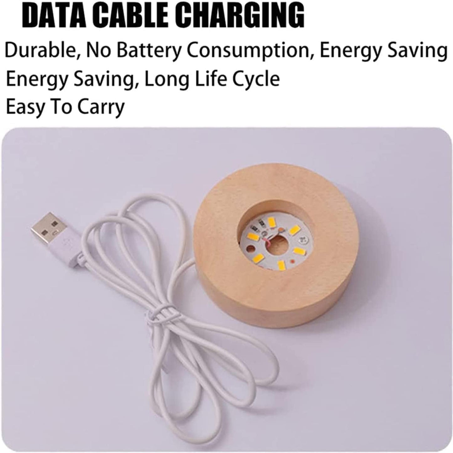 ✨ 3D Galaxy Crystal Ball Night Lamp ✨