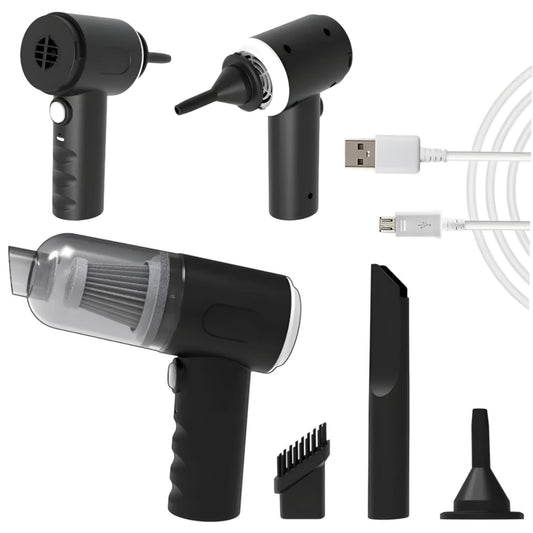 🧹🚗 3-in-1 Portable Car Vacuum Cleaner with Blower