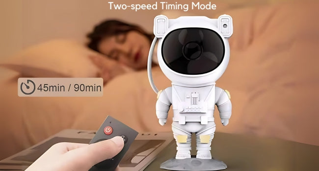 🚀🌌 Astronaut Galaxy Projector 360° Rotating Night Light 🤖🎮