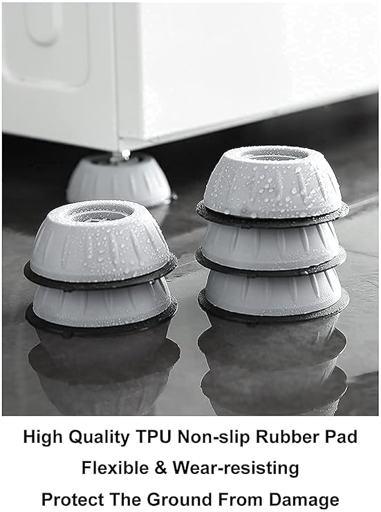 🧺🔇 Anti Vibration Pads for Washing Machine (Pack of 4)