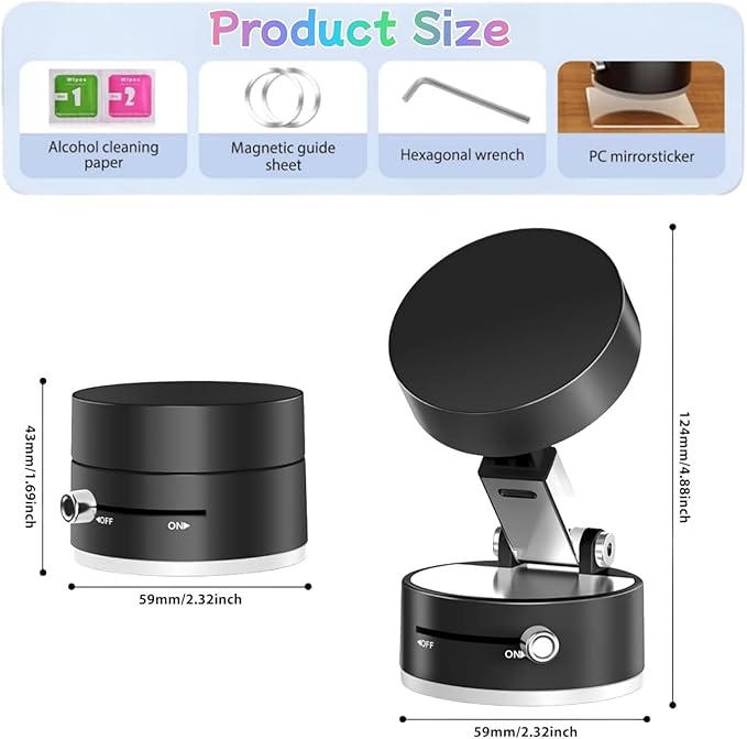 🧲🚗 Vacuum Magnetic Phone Holder 🙌