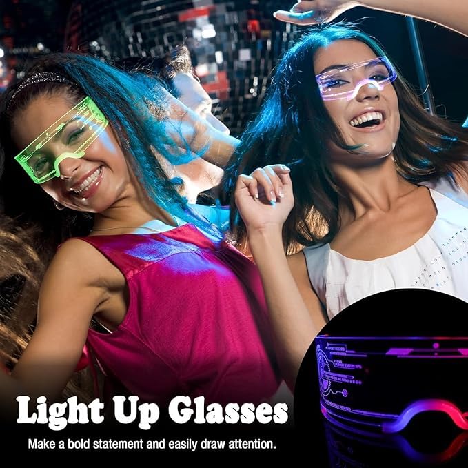 ✨ Luminous LED Glasses – Light Up the Party in Style! ✨