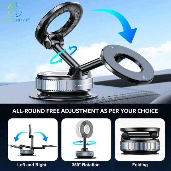 🧲🚗 360° Vacuum Magnetic Phone Holder 🙌